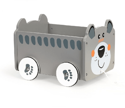 Dřevěné boxy na hračky