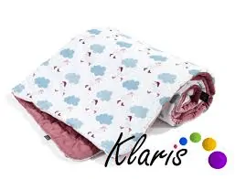 La Millou - Luxusní dětská deka Velvet-Cotton s výplní,vel.M-Dancing in the rain