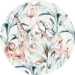 Gugu the Hero Kaučuková hrací podložka - African Life CIRCLE