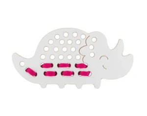 Dřevěná provlékačka - Dinosaurus III