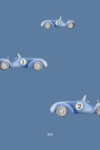 Gugu the Hero Kaučuková hrací podložka PRIME - Racing cars