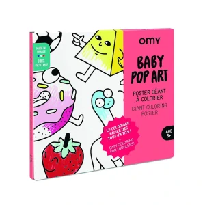 OMY Velký vybarvovací plakát - Baby Pop Art 70 x 100 cm