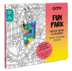OMY Velký vybarvovací plakát - Fun Park 70 x 100 cm