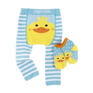 Zoocchini  Legíny a ponožky - Kachnička, 6-12 m.
