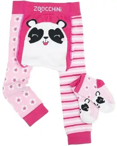 Zoocchini Legíny a ponožky - Panda, 6-12 měsíců