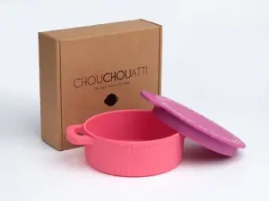 Chouchouatti Silikonová miska s víkem - Candy