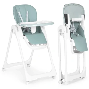 Jídelní židlička EcoToys, nastavovací - green