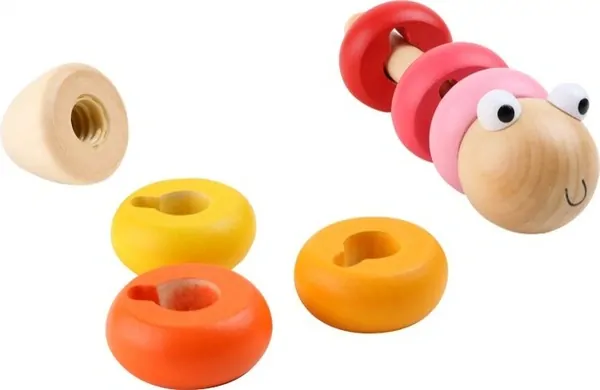 Legler - Šroubovací housenka - růžová