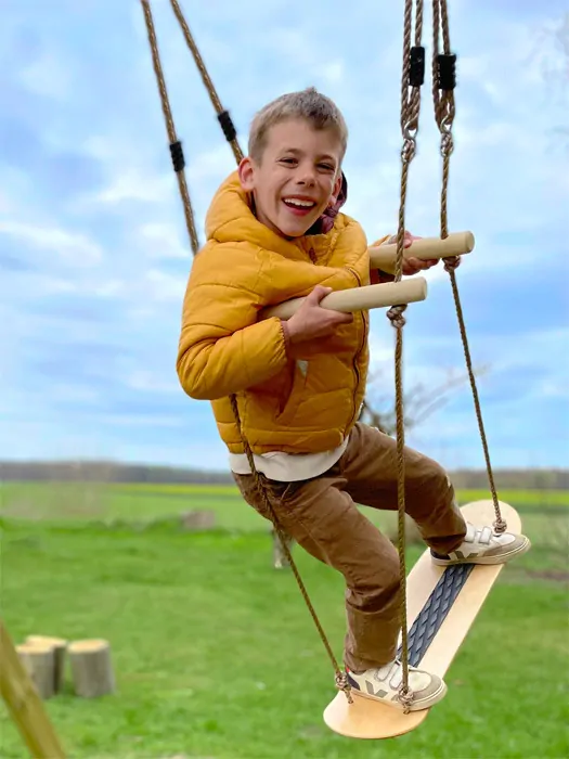 Legler - Dřevěná houpačka skateboard - nosnost 100 kg!