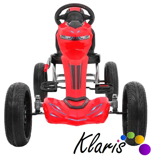 Šlapací motokára Grand Ride - červená