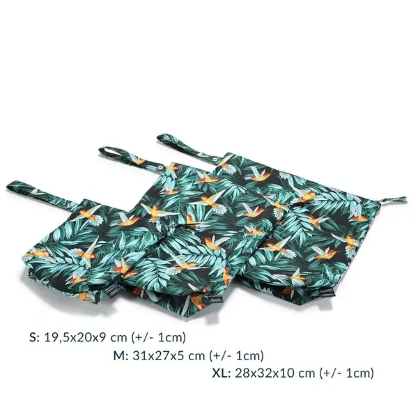 La Millou nepromokavá cestovní kosmetická taška XL - Colibri