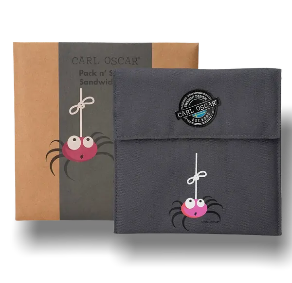 Carl Oscar Sandwich Bag Pack n´Snap - Gray