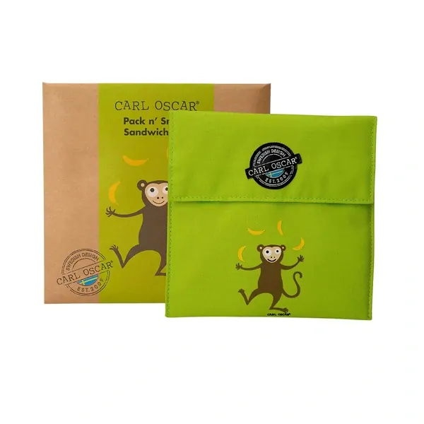 Carl Oscar Sandwich Bag Pack n´Snap - Lime