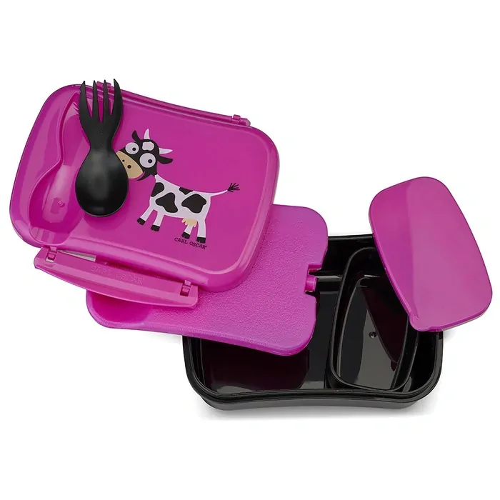 Carl Oscar Svačinový box N´ice Box s chladicí části  - Purple