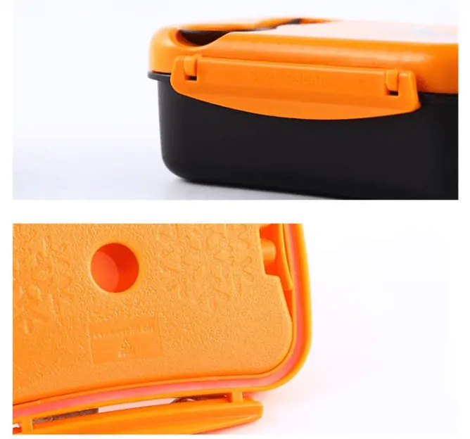 Carl Oscar Svačinový box N´ice Box s chladicí části - Orange