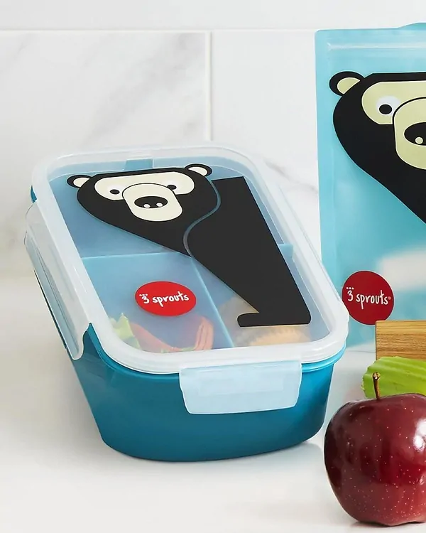 3 Sprouts Svačinový box - Polární medvěd