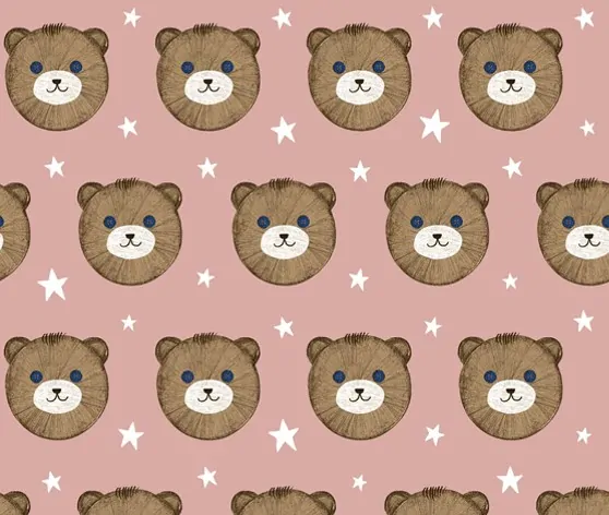 Sada přikrývky a polštáře Gugu the Hero - Teddy pink