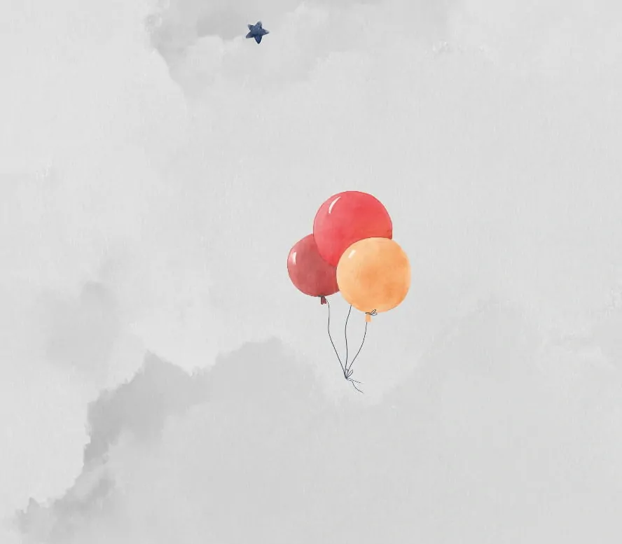 Gugu the Hero Kaučuková hrací podložka PRIME - Baloon Dream CIRCLE