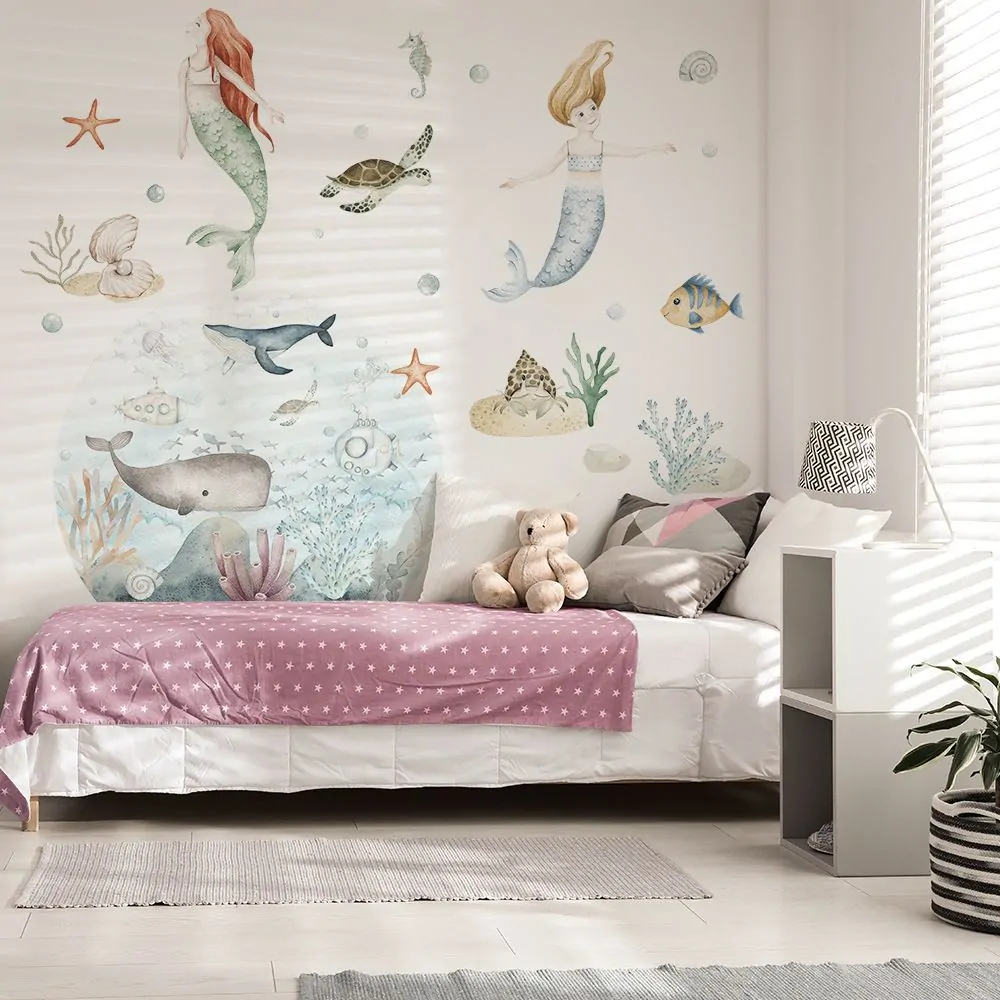 Samolepka na zeď - Krása oceánu, vel. XXL (150x121 cm)