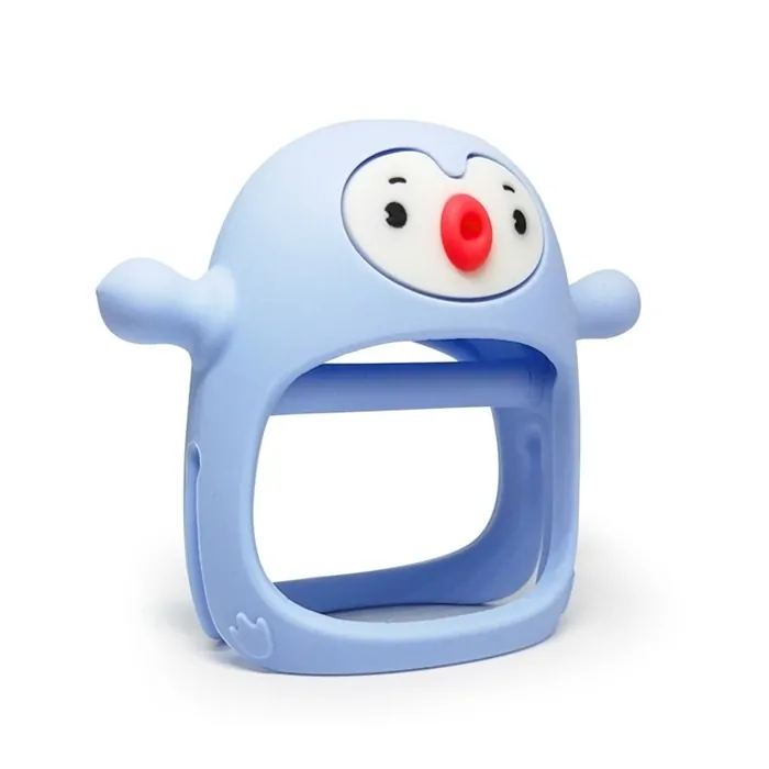 Smily Mia Sada kousátek Sob a Tučňák - Light blue