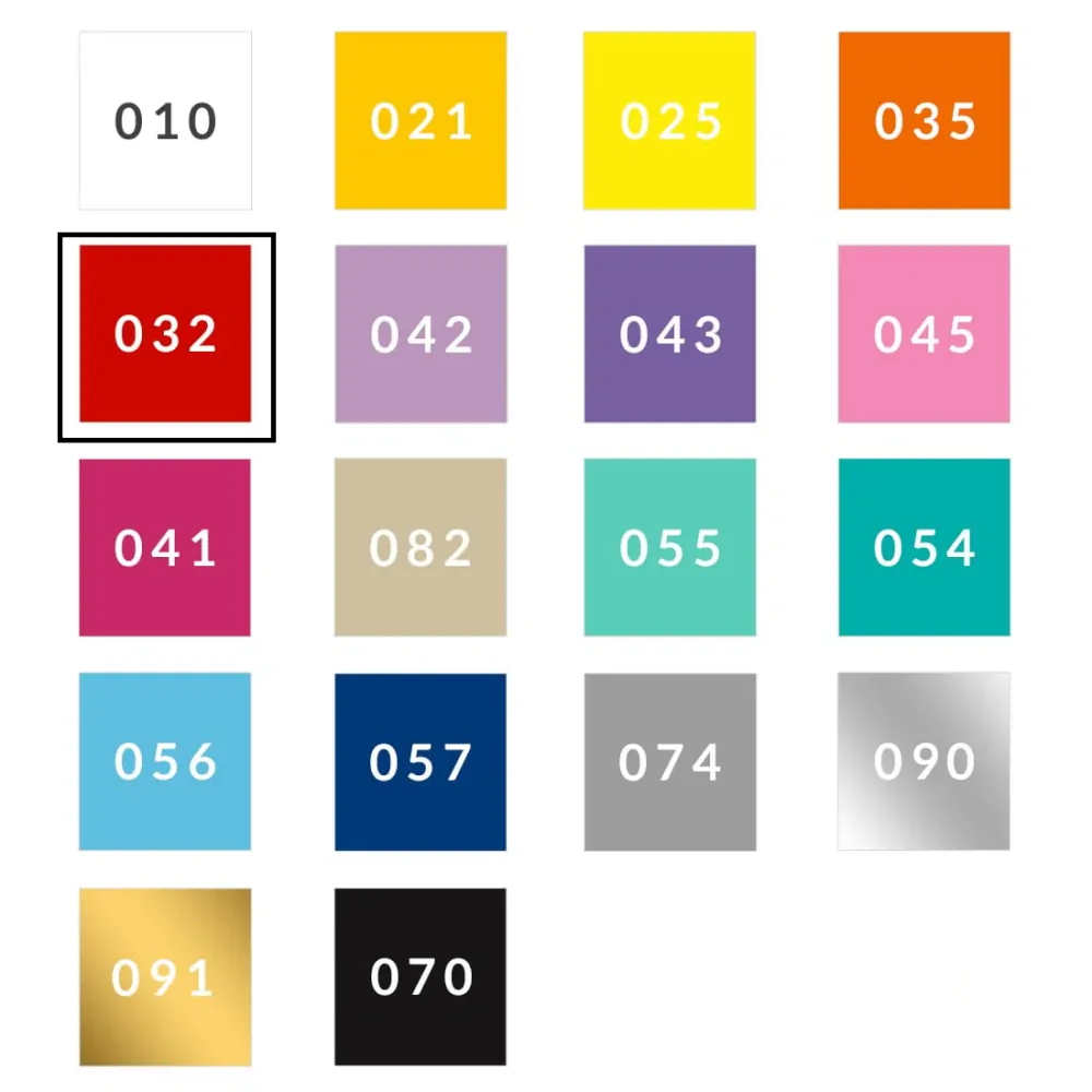 Samolepky na zeď - Mix hvězd 32ks - červené