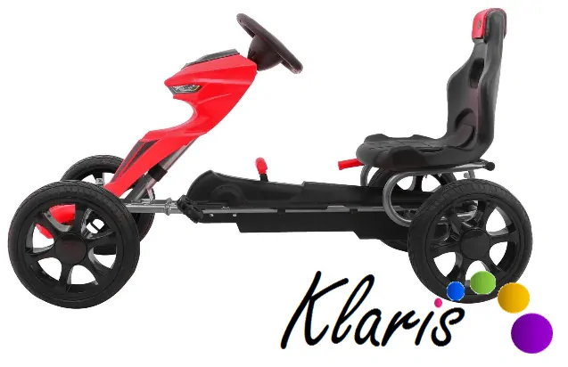 Šlapací motokára Grand Ride - červená