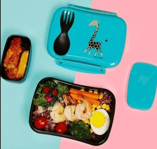 Carl Oscar Svačinový box N´ice Box s chladicí části  - Turquoise