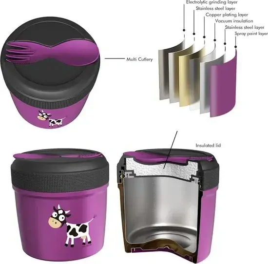 Carl Oscar Termoska na jídlo TempJar 0,5 l - Purple