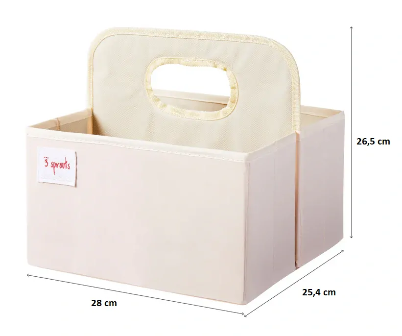 3 Sprouts Organizér na pleny Velryba