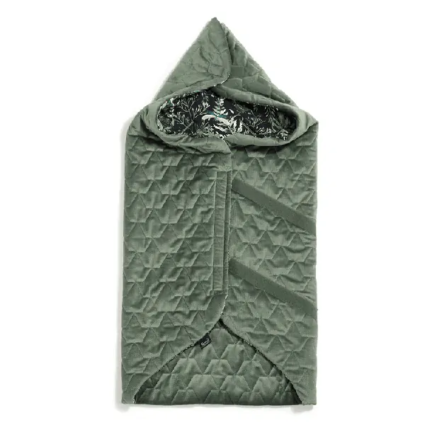 La Millou Zavinovací deka do autosedačky Botanical/Velvet khaki