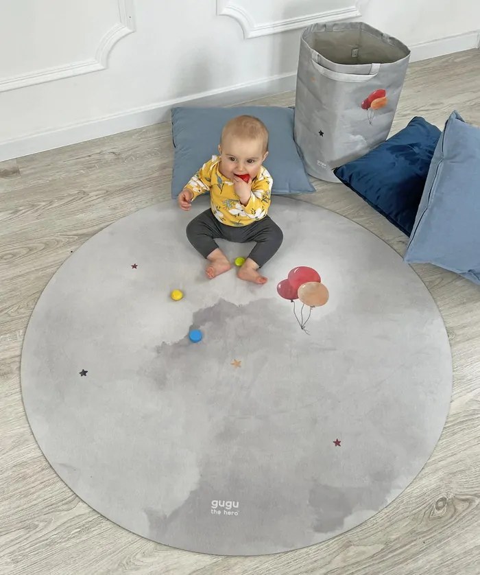 Gugu the Hero Kaučuková hrací podložka PRIME - Baloon Dream CIRCLE