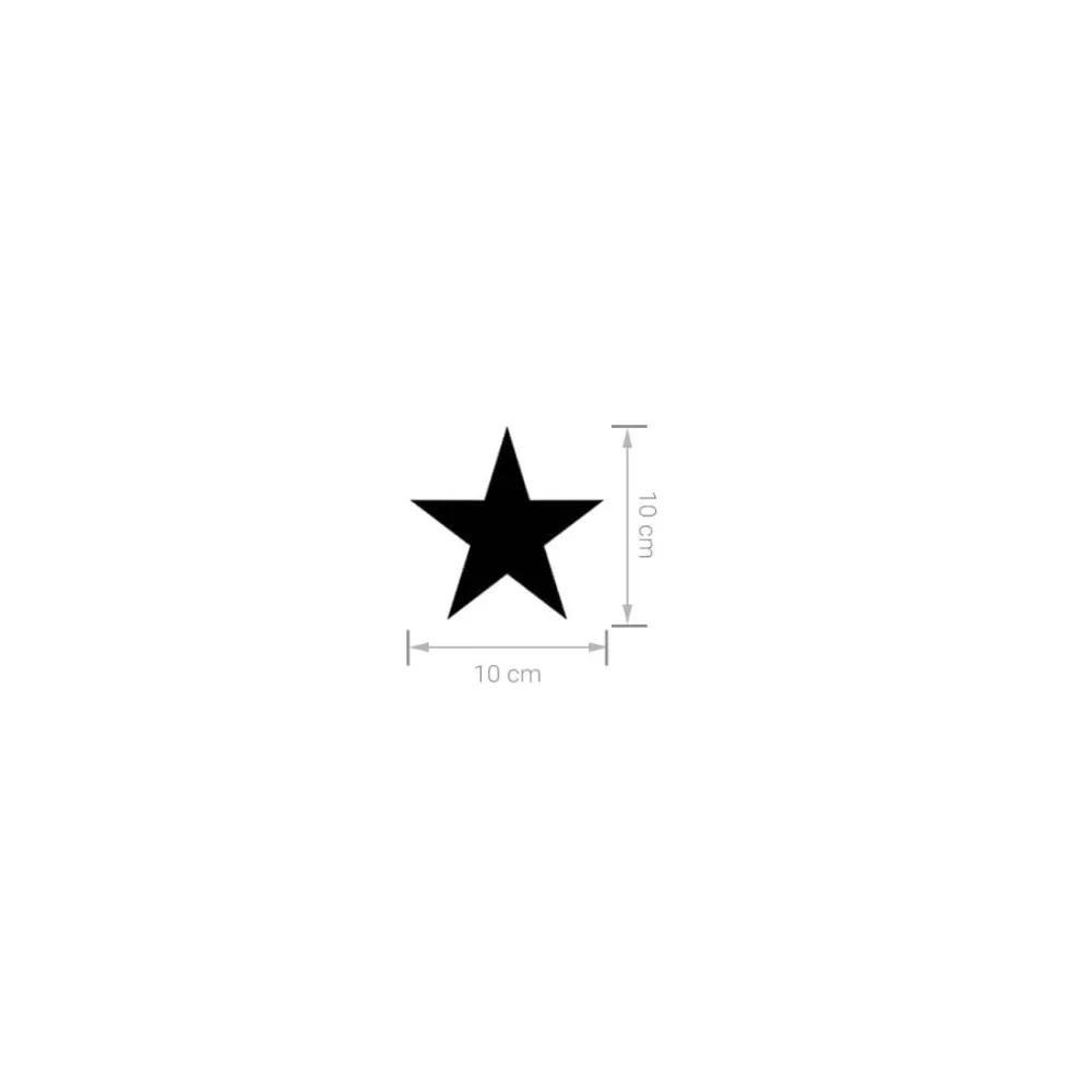 Samolepky na zeď - Hvězdy 10 x 10 cm, 30 ks - tyrkysové