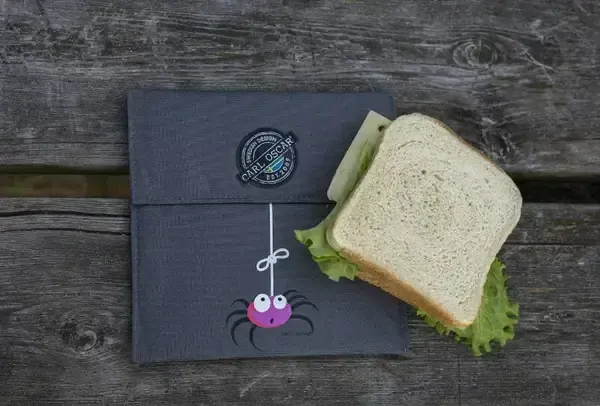 Carl Oscar Sandwich Bag Pack n´Snap - Purple