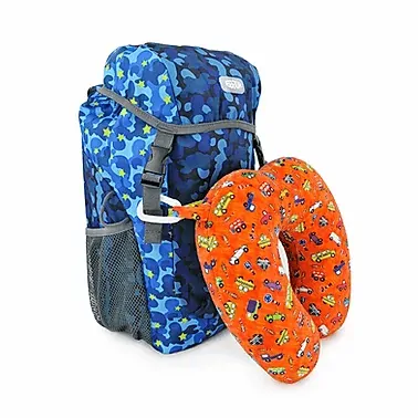 Hugger Ergonomický cestovní polštář - Baby Dinos