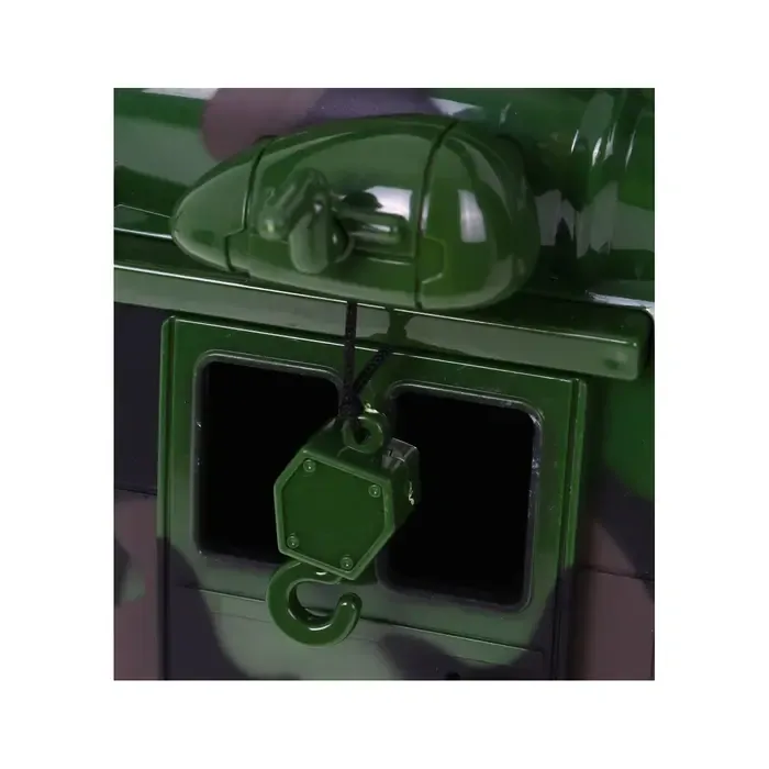 Vrtulník se zvuky a světly - tmavě zelený