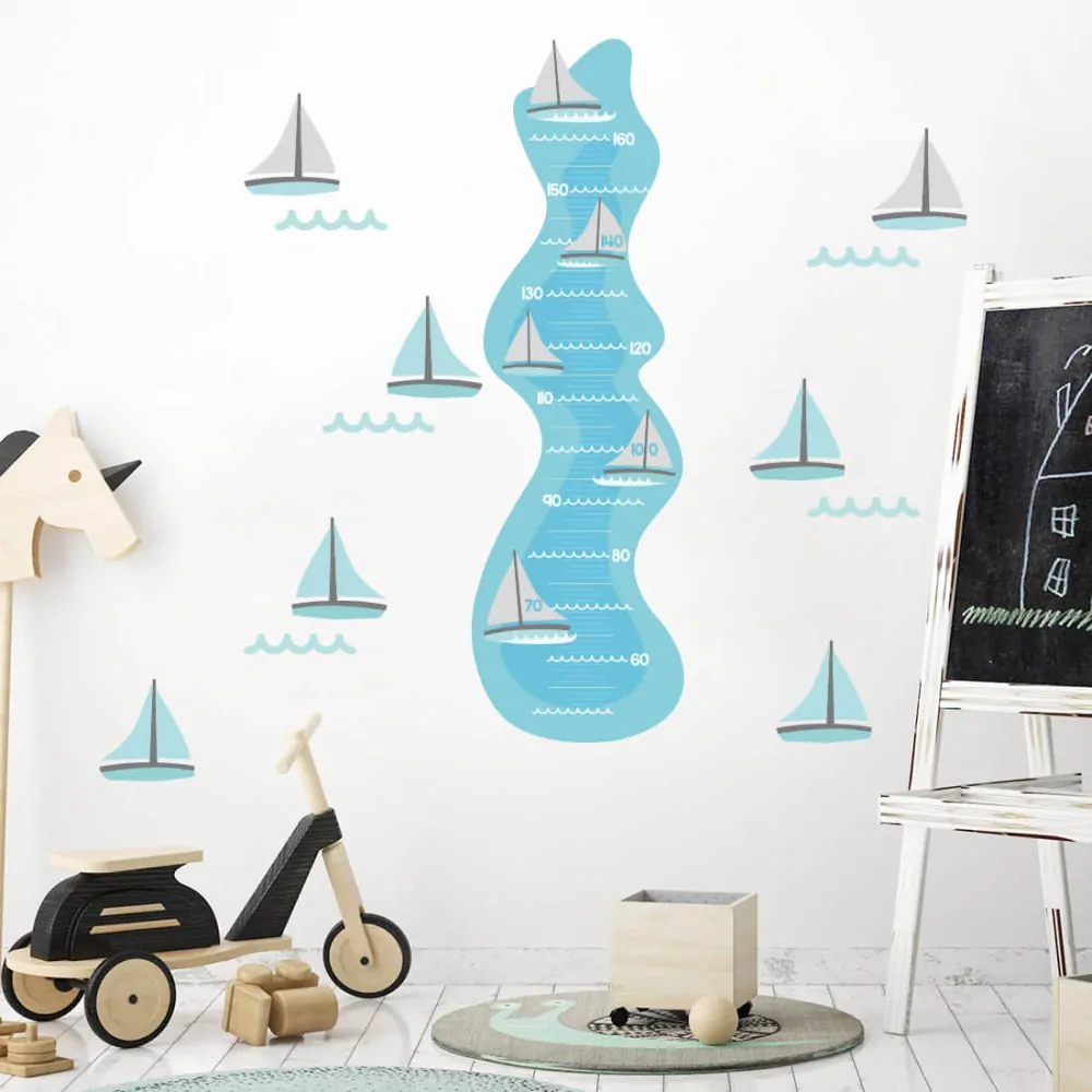 Samolepka na zeď metr - Plachetnice