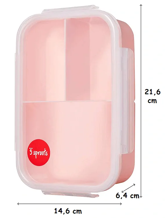 3 Sprouts Svačinový box - Polární medvěd