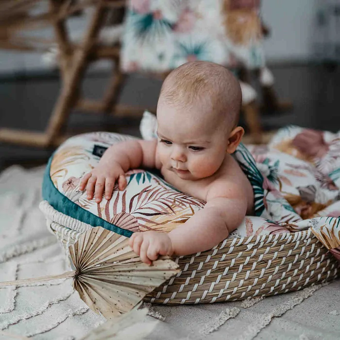La Millou multifunkční kojící polštář Bamboo Grandma Dana´s Hen - Papagayo/Khaki