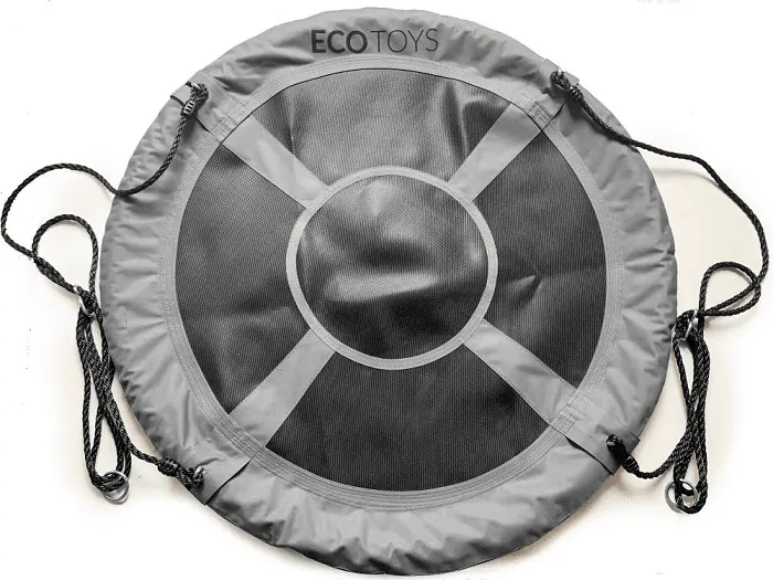 Houpací kruh Ecotoys, šedý - 110 cm, nosnost 150 kg