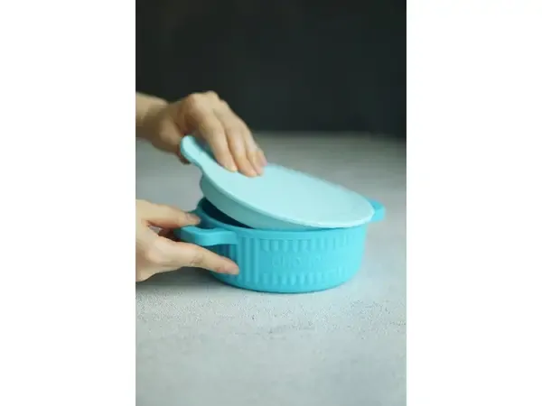 Chouchouatti Silikonová miska s víkem - Candy