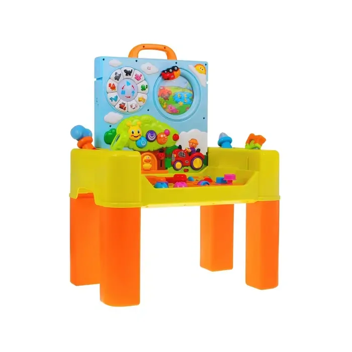 Huile Toys - Velký multifunkční stůl pro děti 3v1 s hudebním panelem