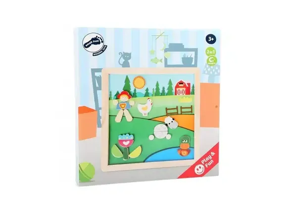 Legler - Magnetické puzzle Farma - 46 ks
