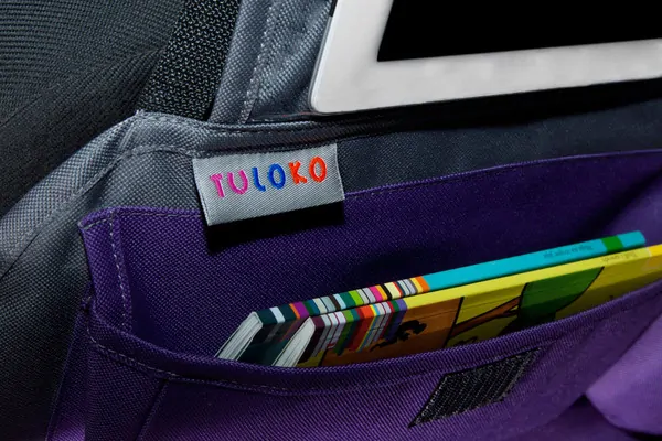 TULOKO Kapsář do auta pro děti + držák na tablet - růžový