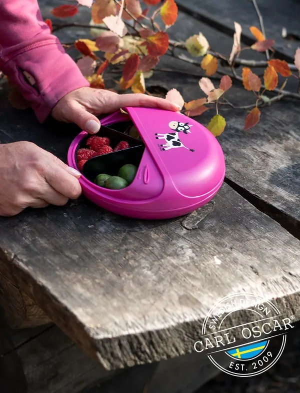 Carl Oscar Svačinový box Bento Disc - Purple