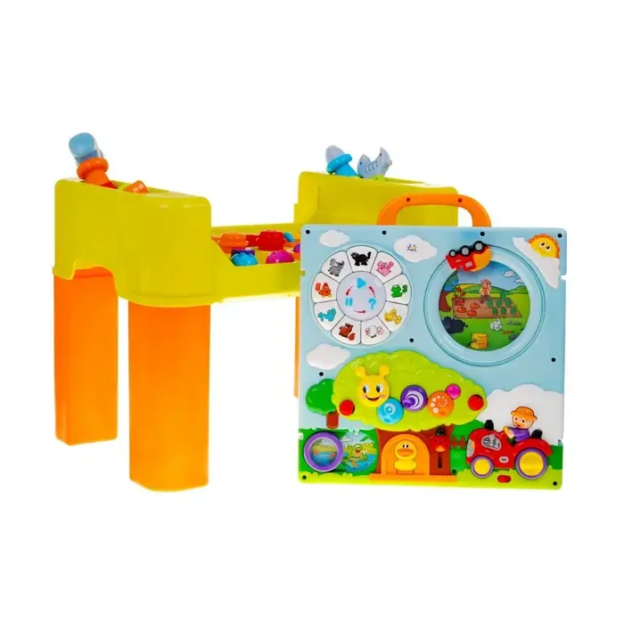 Huile Toys - Velký multifunkční stůl pro děti 3v1 s hudebním panelem
