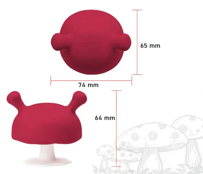 Mömbella Kousátko Mushroom - Pink