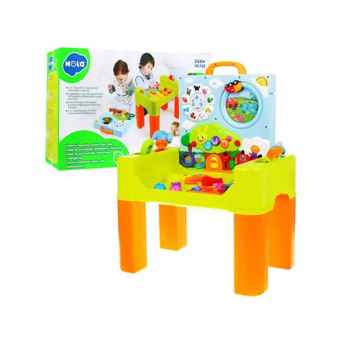 Huile Toys - Velký multifunkční stůl pro děti 3v1 s hudebním panelem
